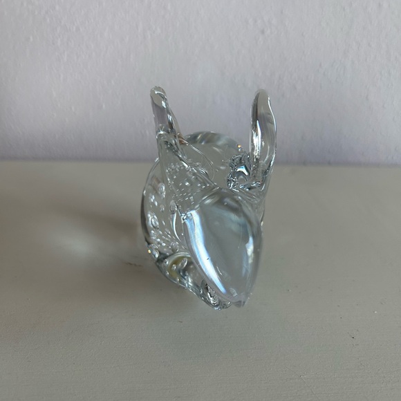 Clear Glass Rabbit Figurine - Picture 2 of 5
